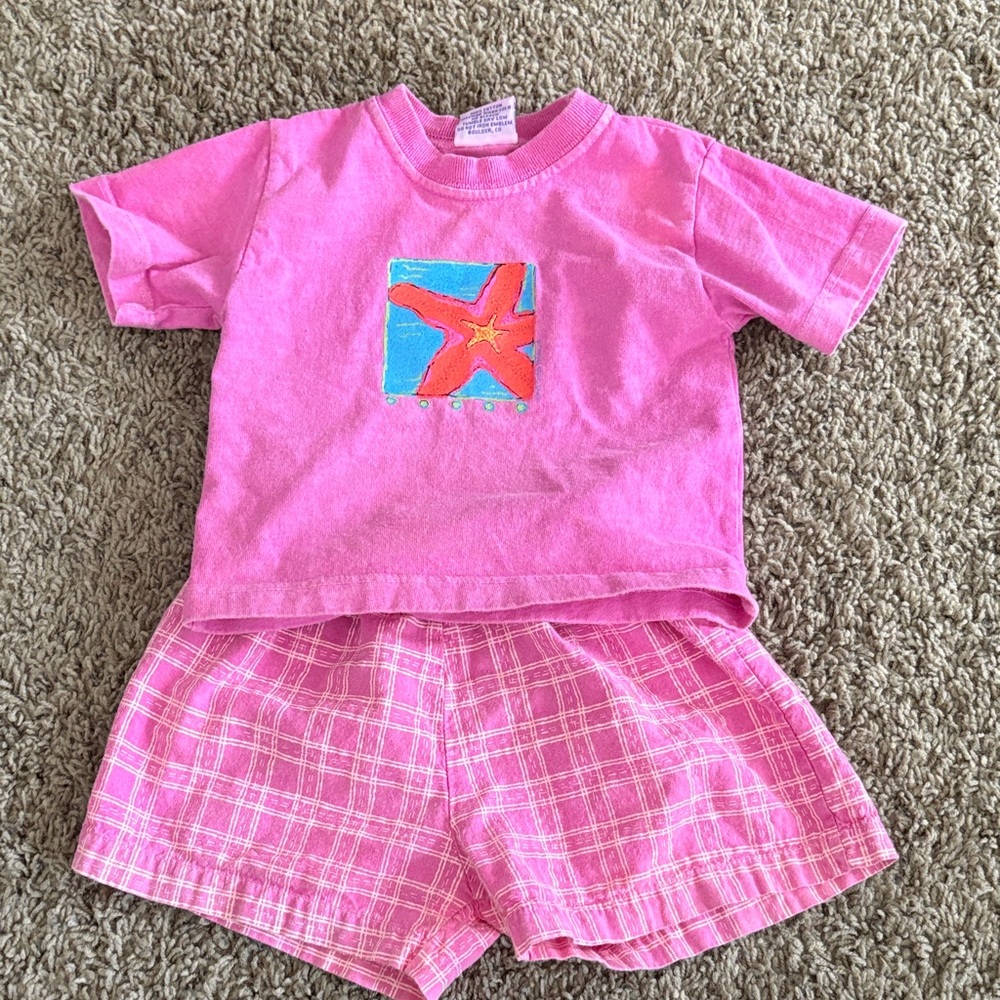 Fresh Produce Pink Starfish Kids Matching Set